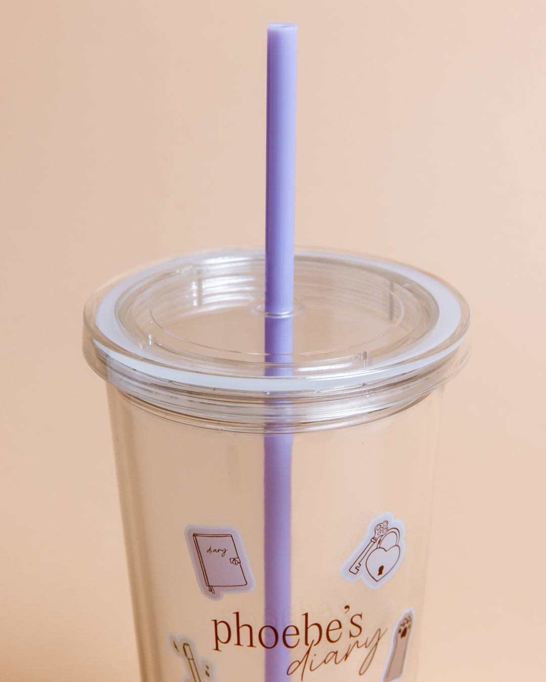 Drink Tumbler with Straw